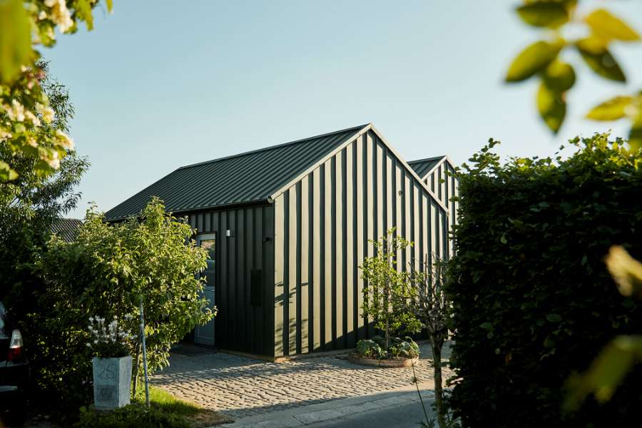 Alle Achtung – eine tolle Gartenlaube mit Stahlprofilen!, Gladsaxe Møllevej 75, Garten Nr. 26, 2860 Søborg, Dänemark